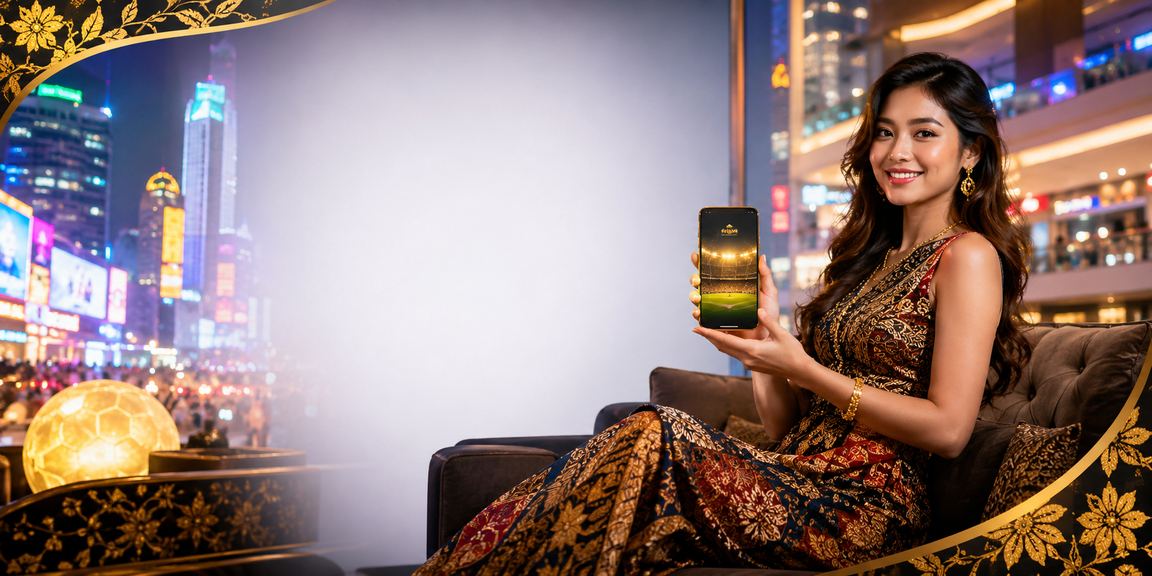Pengguna Kuala Lumpur melakukan deposit MYR melalui aplikasi Android anh10 bergaya batik