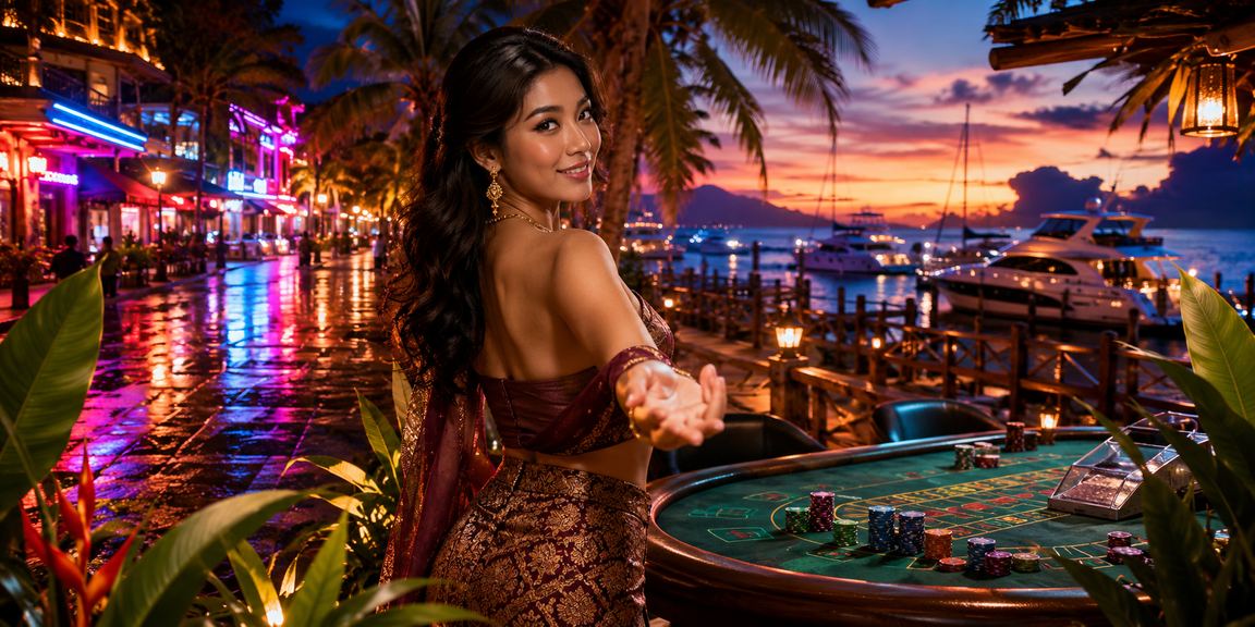 Suasana permainan baccarat bergaya Melayu di Sabah